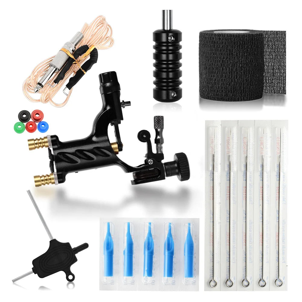 Tattoo Kit Dragonfly Machine Gun