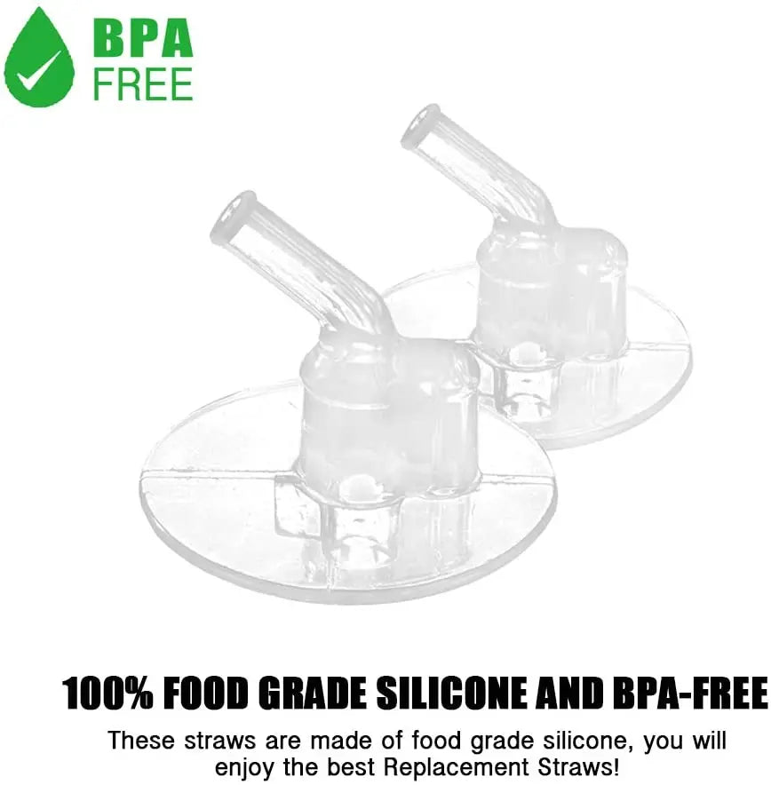 4Pcs Silicone Replacement Straws Cap