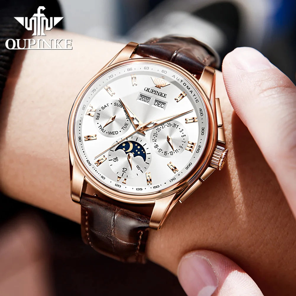 Moon Phase Men's Wristwatches