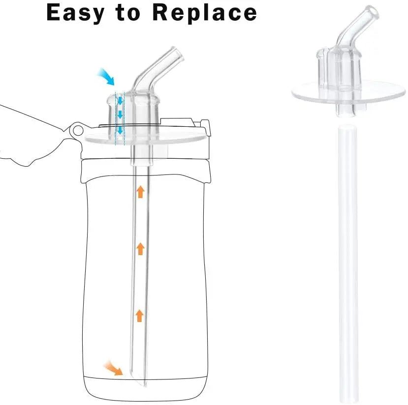 4Pcs Silicone Replacement Straws Cap