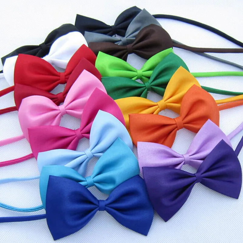 50/100 pcs/lot Adjustable Bowtie Multicolor Pet Products