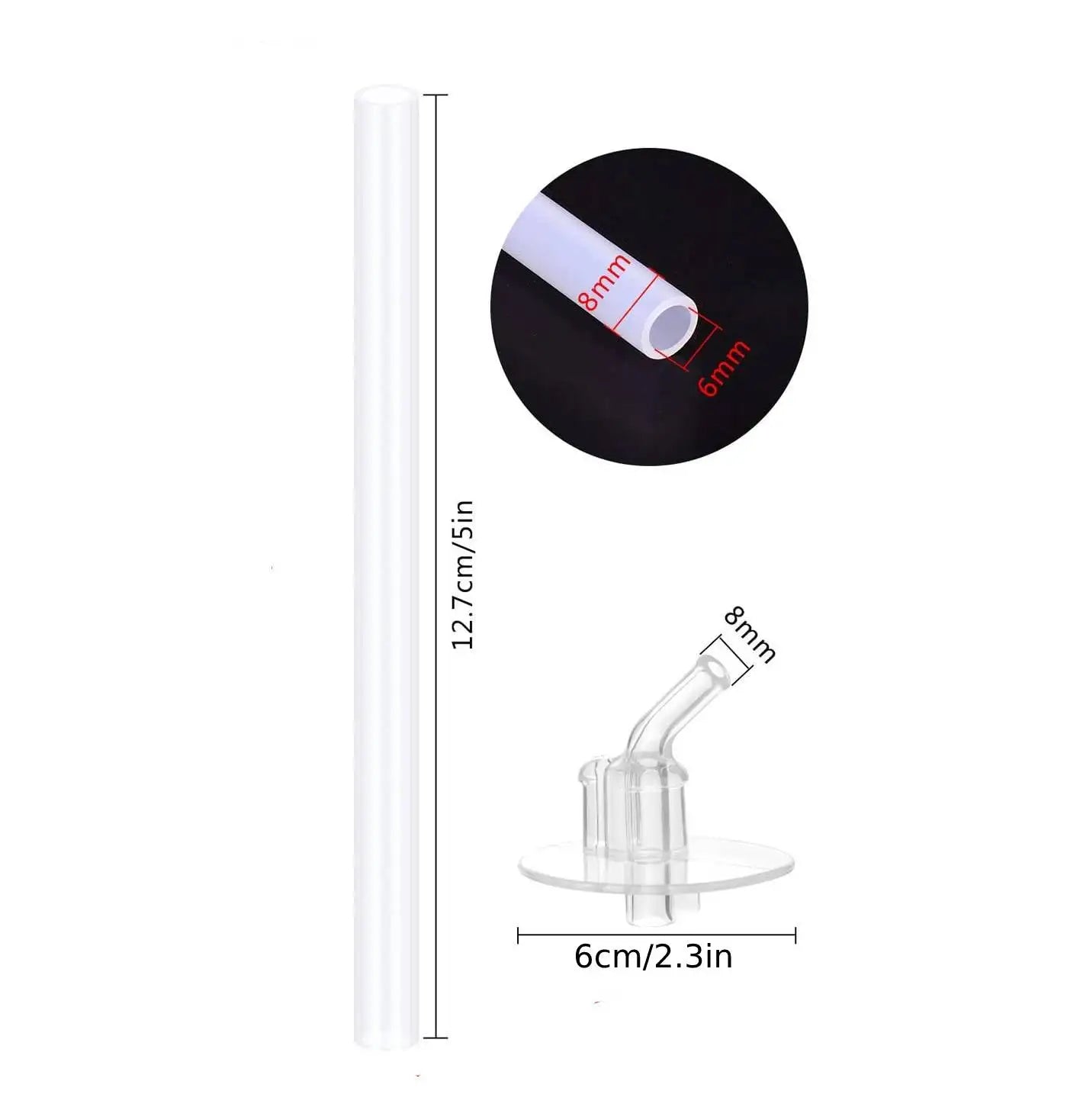 4Pcs Silicone Replacement Straws Cap