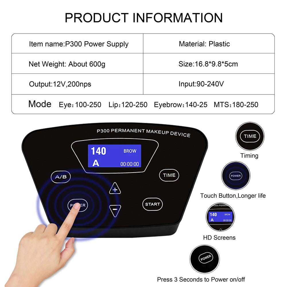P300 Permanent Makeup Machine Kit