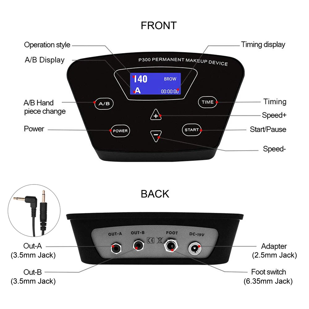 P300 Permanent Makeup Machine Kit
