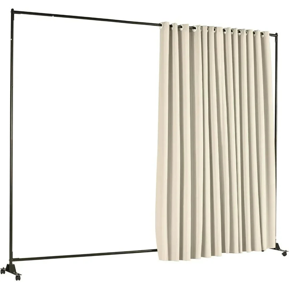 8 Ft X 10 Ft Rolling Portable Panel Room Divider