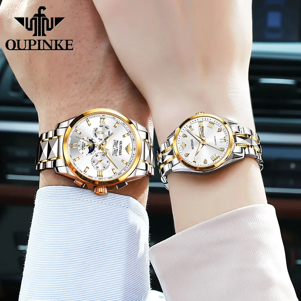 Moon Phase Couples Watches