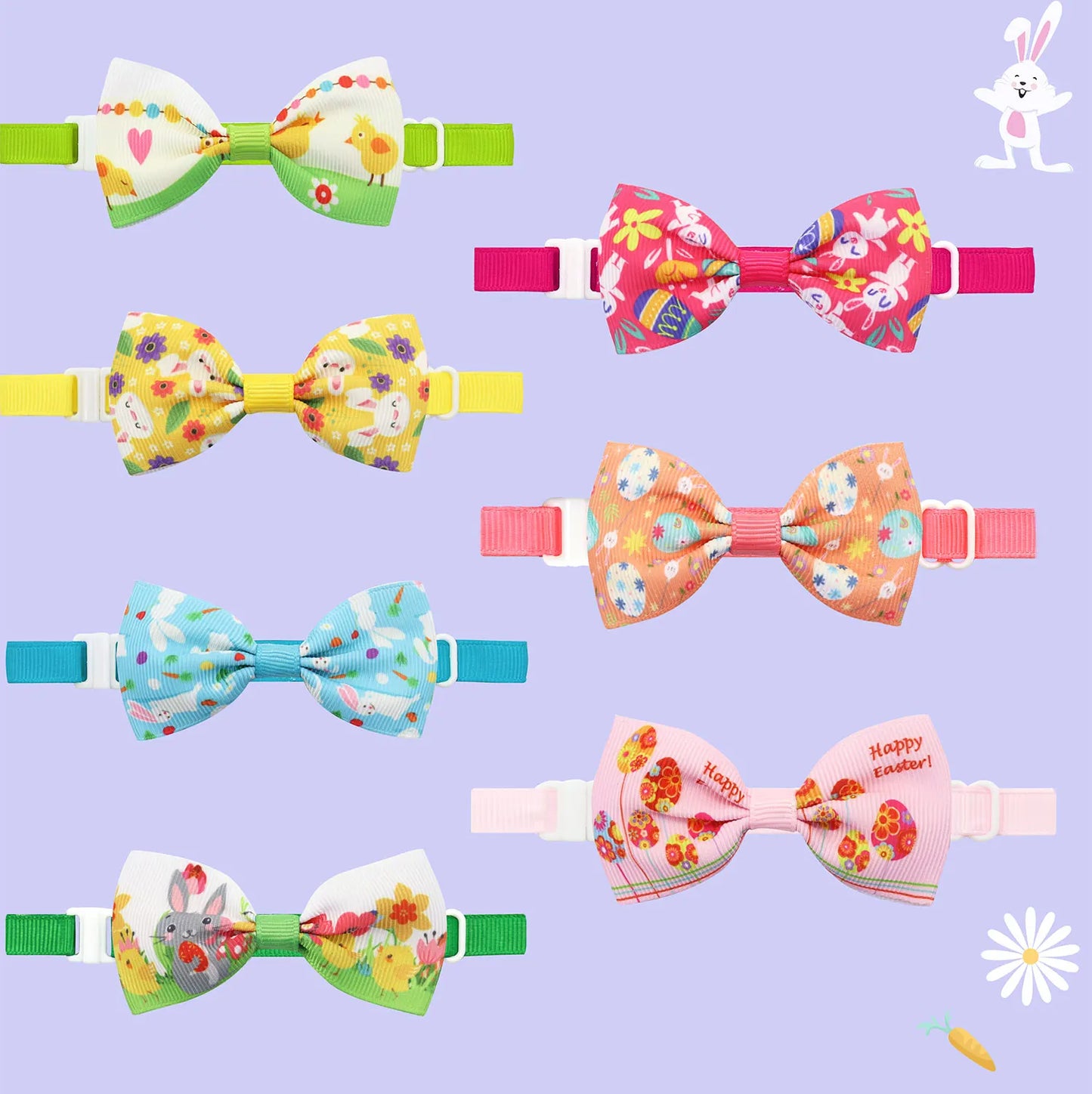50/100Pcs Pet Adjustable Collar