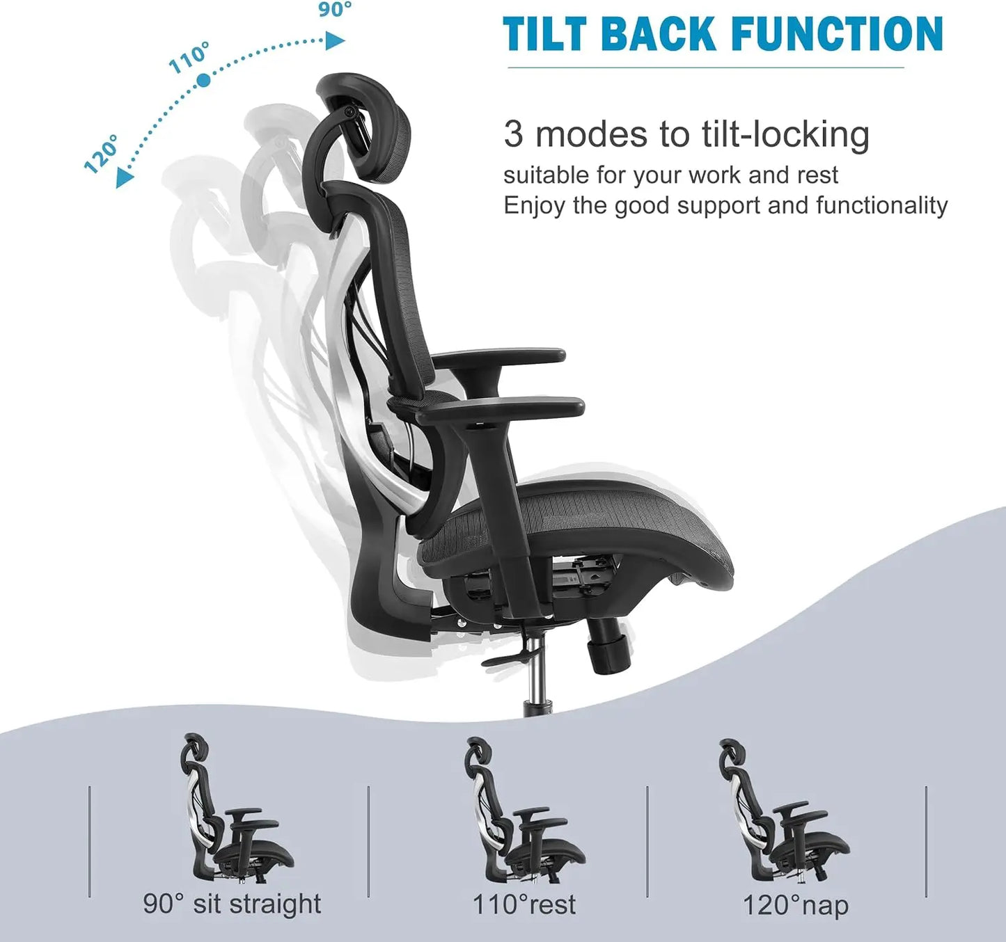 Ergonomic Office Chair with Lumbar Support