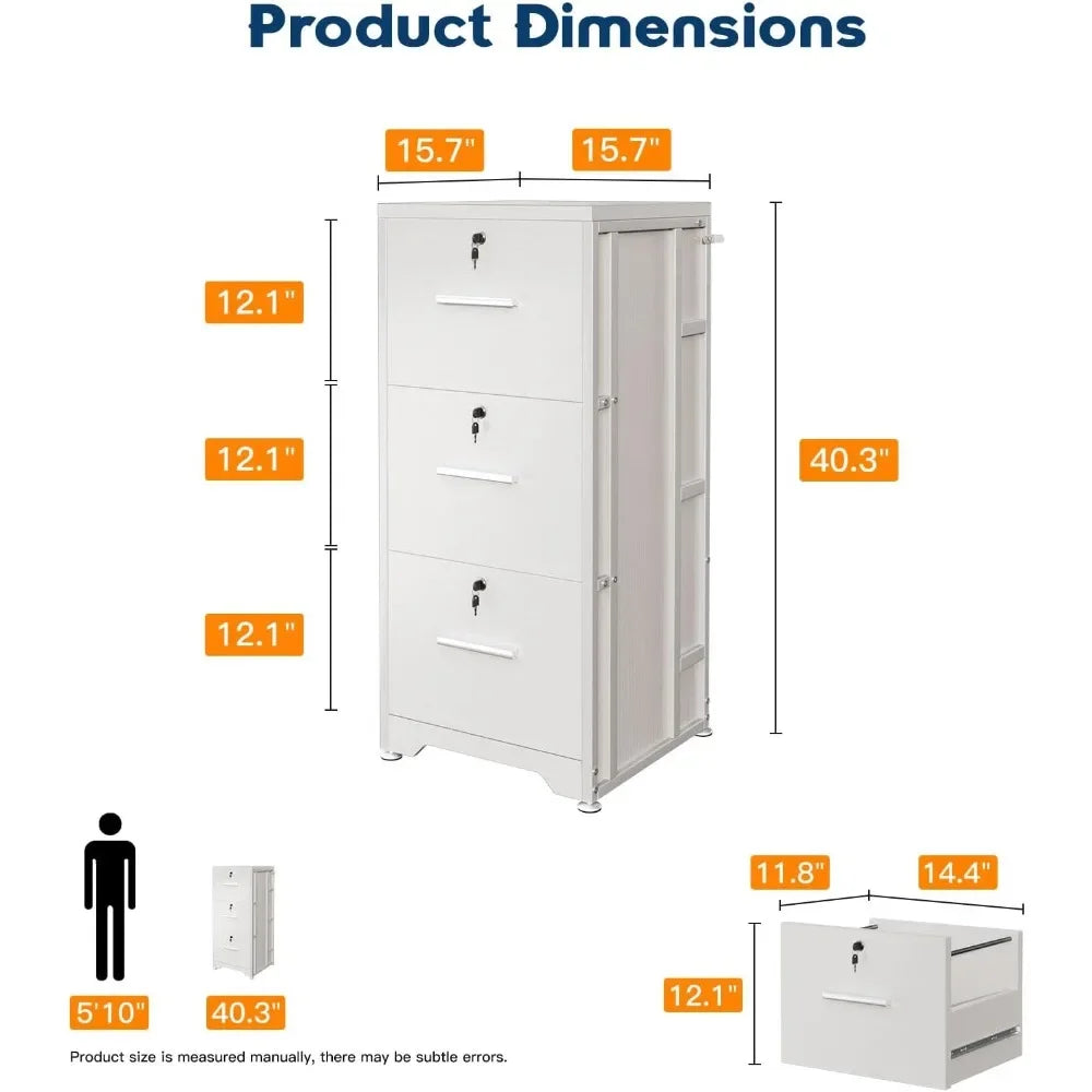 Large 3 Drawer Filing Cabinets