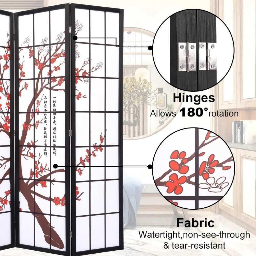 4 Panel Folding Partition Wall Dividers