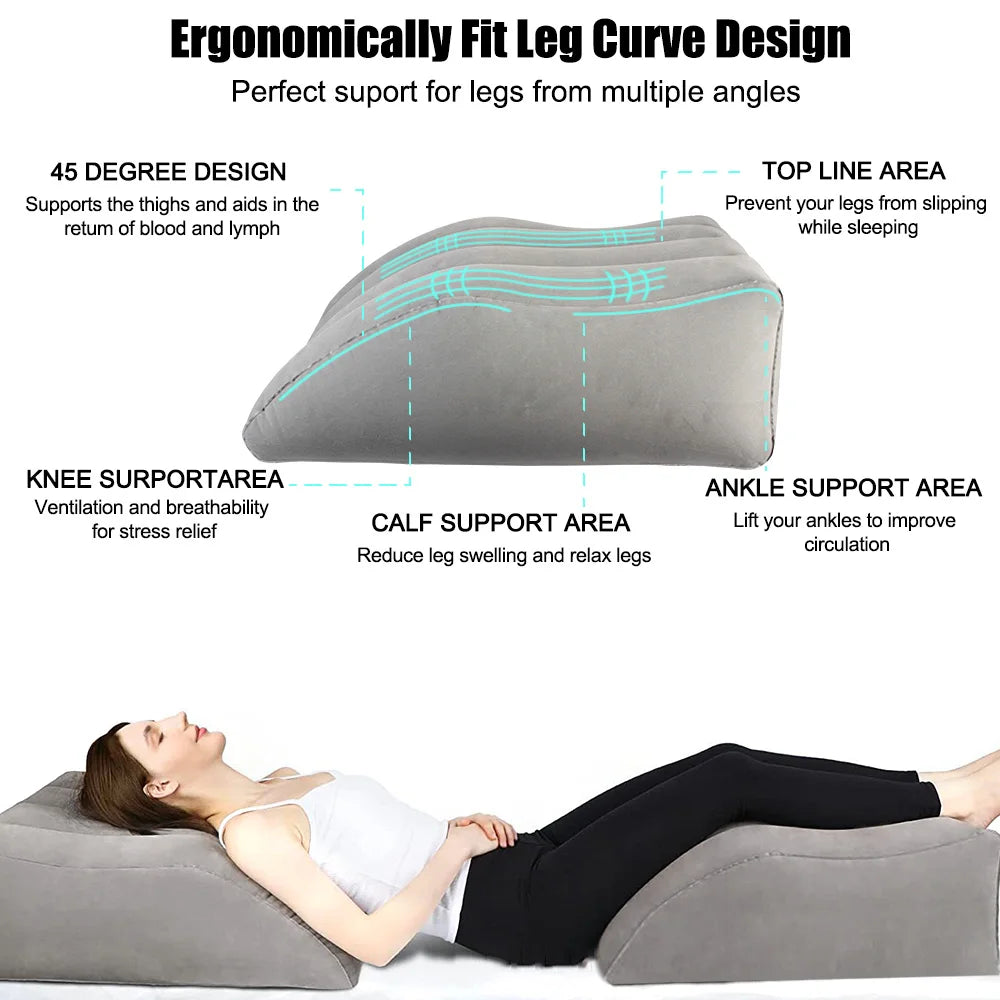 Inflatable Wedge Leg/Body Pillow