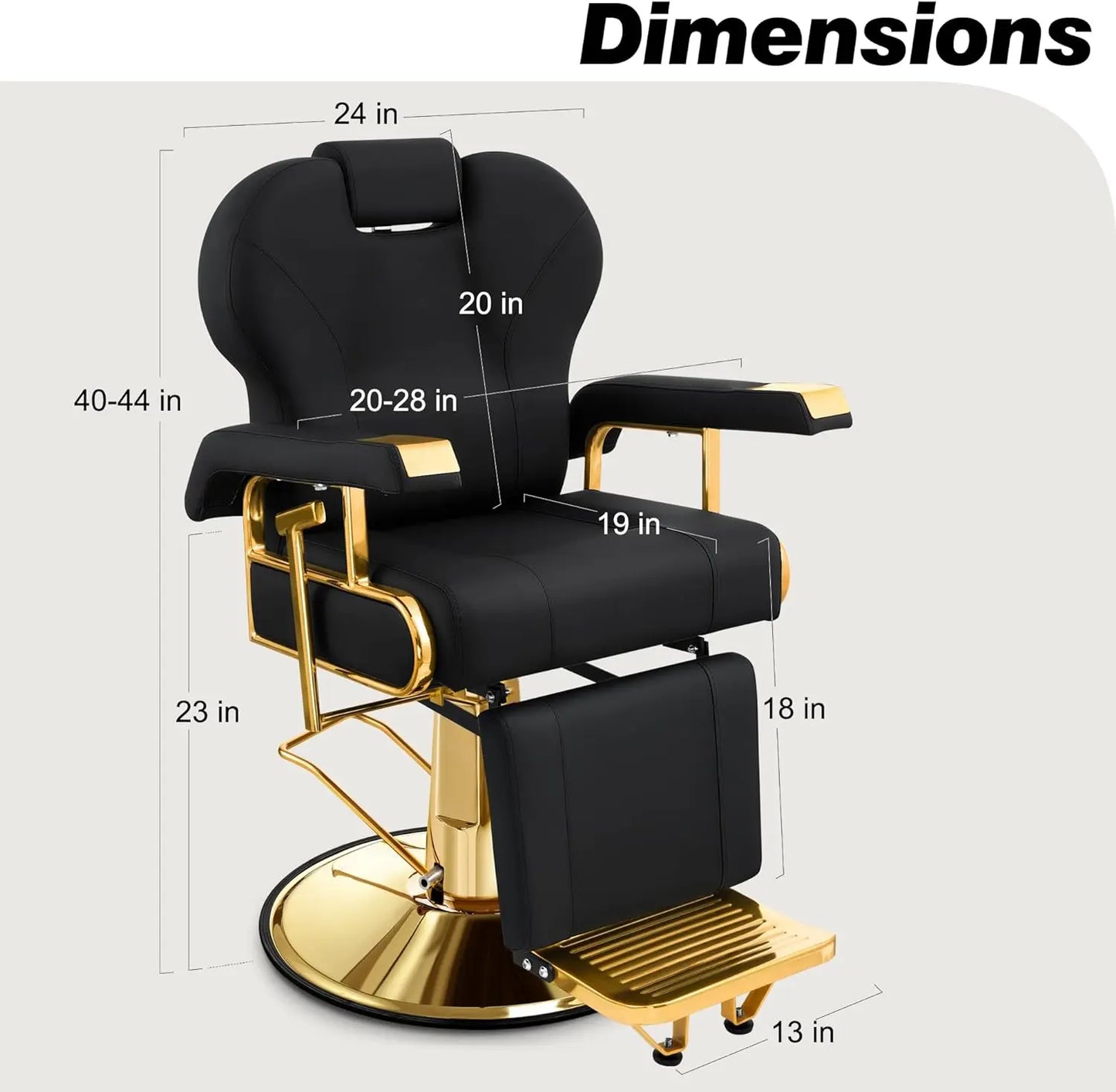 Professional Reclining Salon Chair