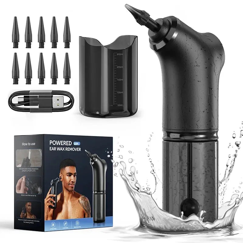 Electric Ear Cleaner Kit 4 Pressure Modes