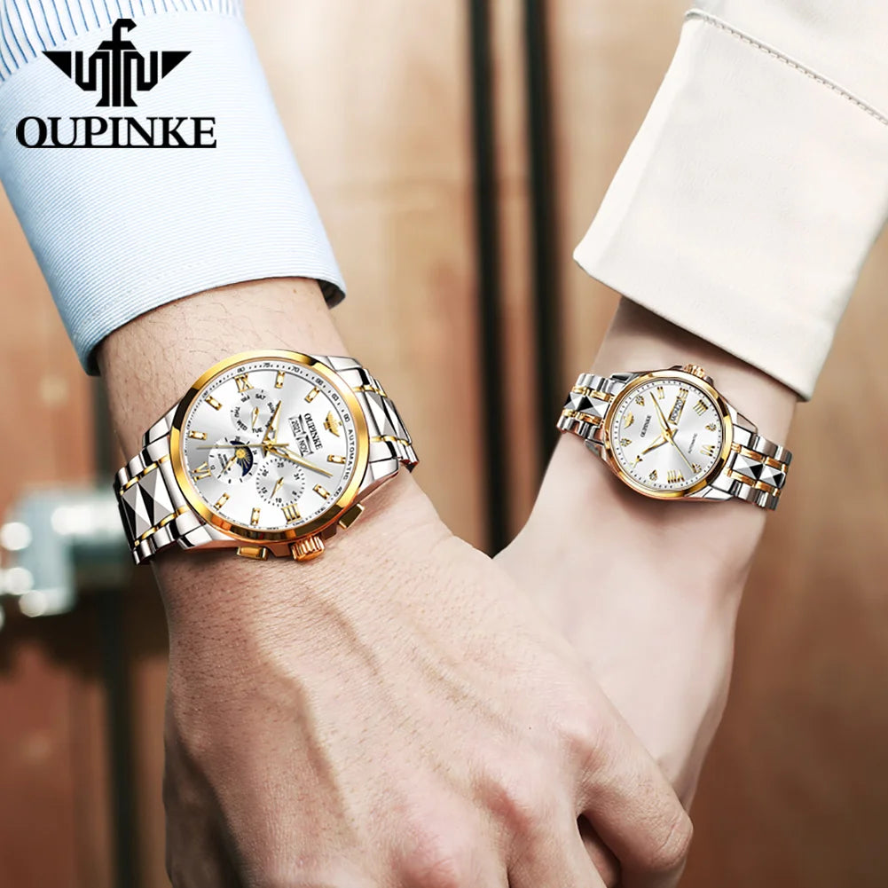 Moon Phase Couples Watches