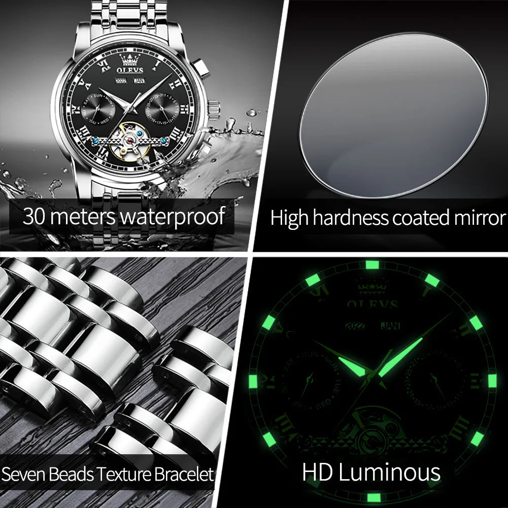 Men's Automatic Business Wristwatch