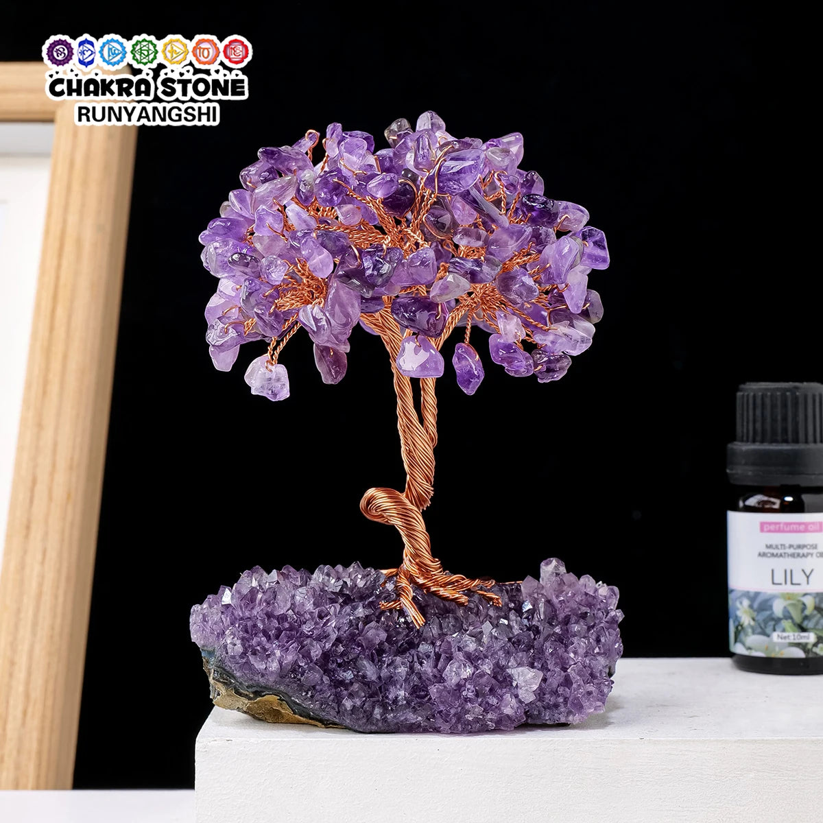 Amethyst Crushed Stone Tree Crystal