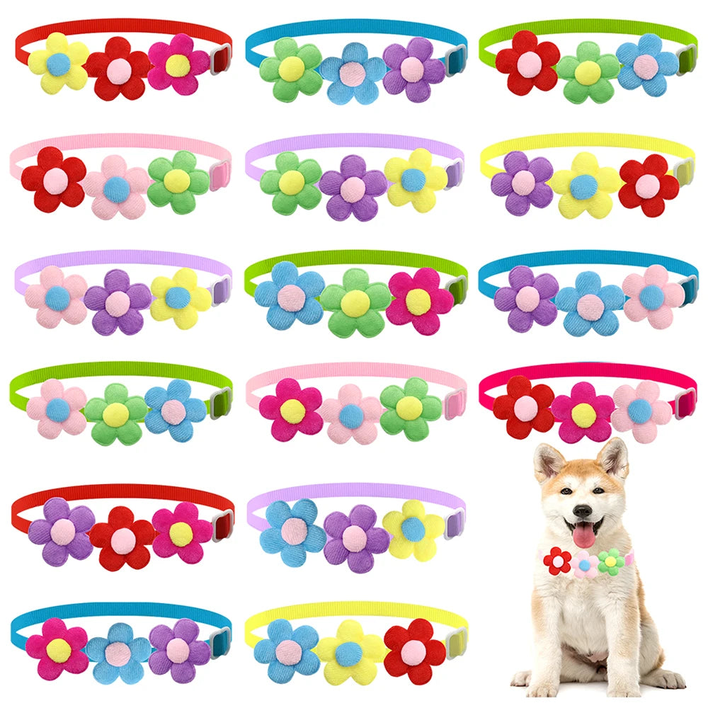 50/100 Pcs Colorful Pet Bowties