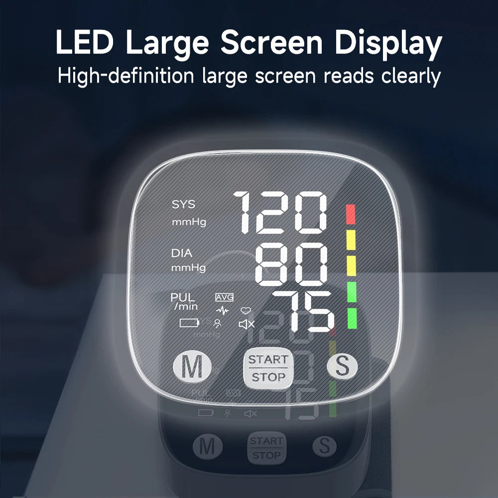 LED Wrist Blood Pressure Monitor