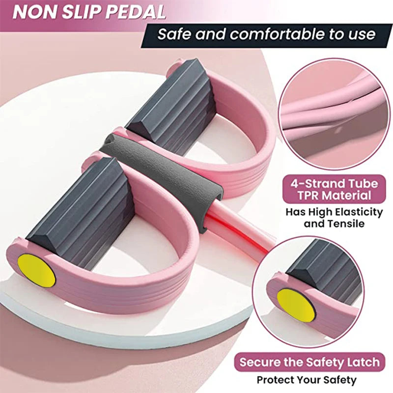 Resistance Bands 4-Tube Yoga