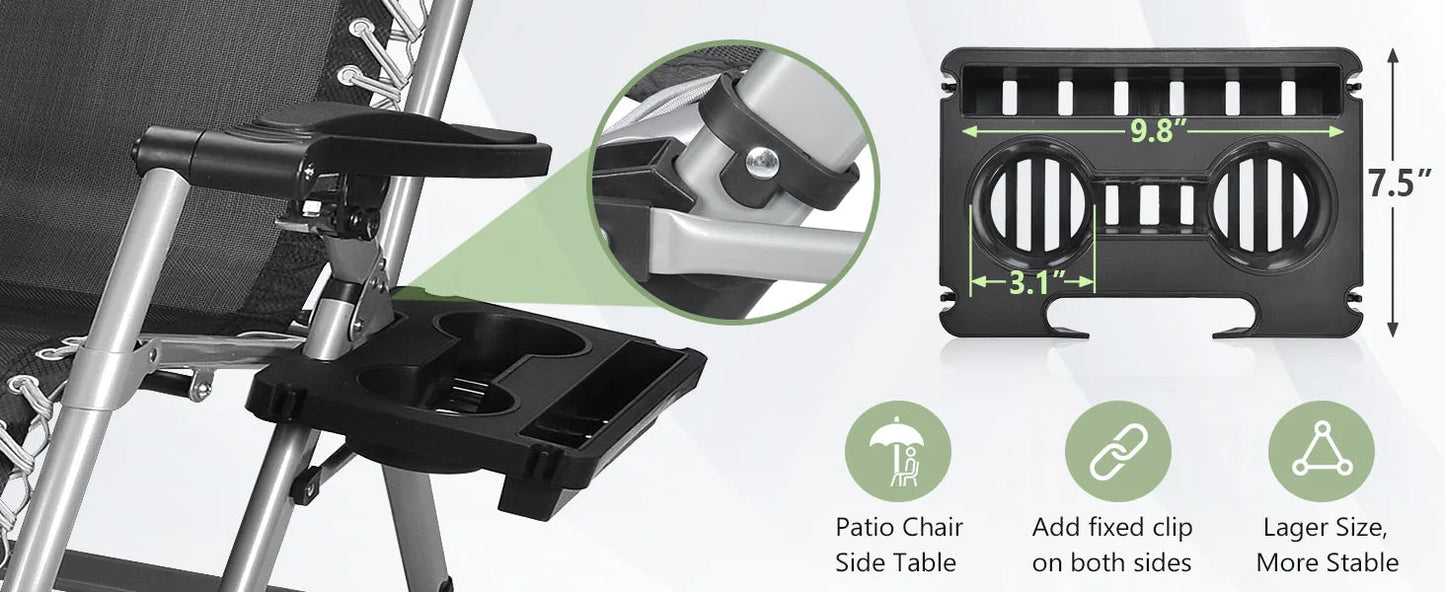 Zero Gravity Chairs XXL, Chair W/ Larger Seat
