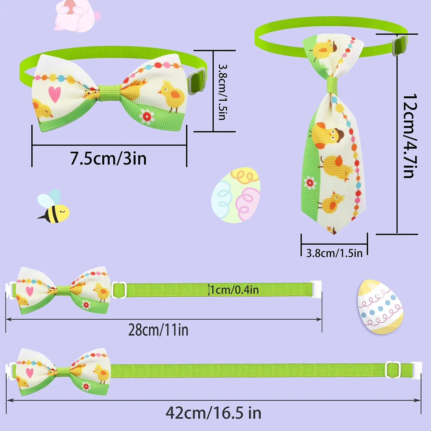 50/100Pcs Pet Adjustable Collar
