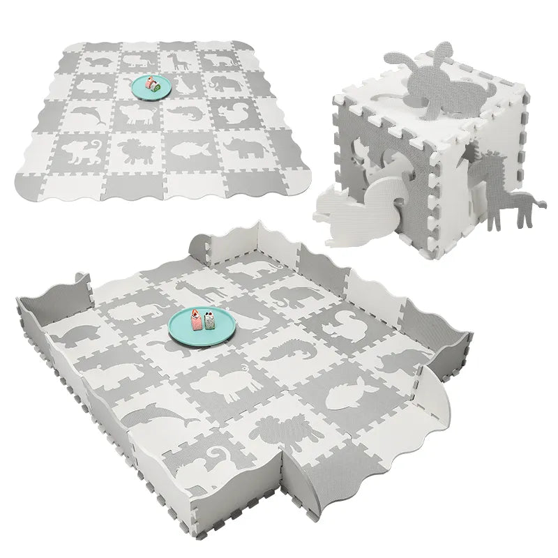 9/16 Pcs Floor Mat Puzzle For Children