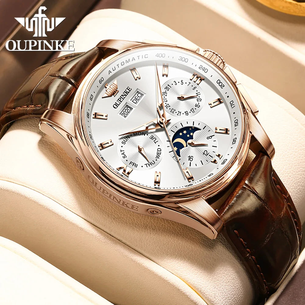 Moon Phase Men's Wristwatches