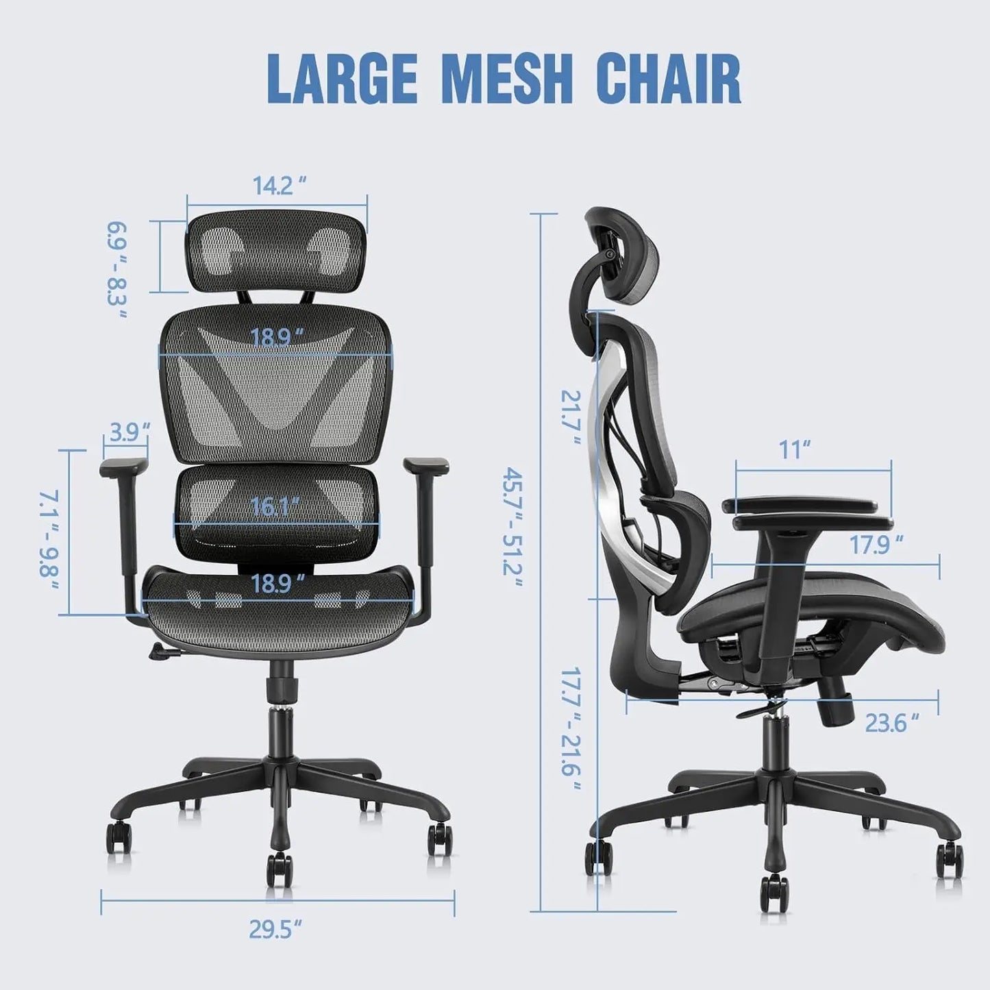Ergonomic Office Chair with Lumbar Support