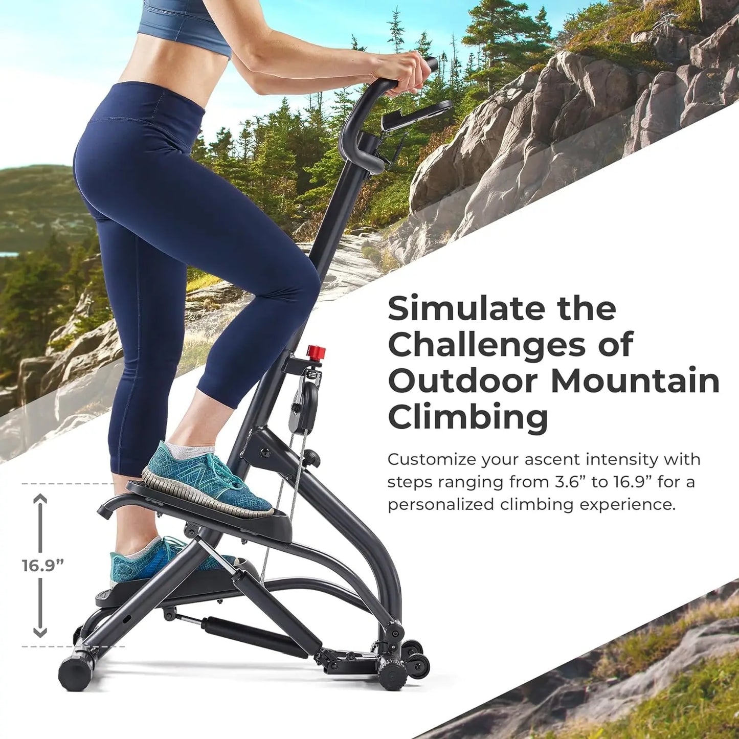 Stair/Climber Stepper Machine w/Handlebar