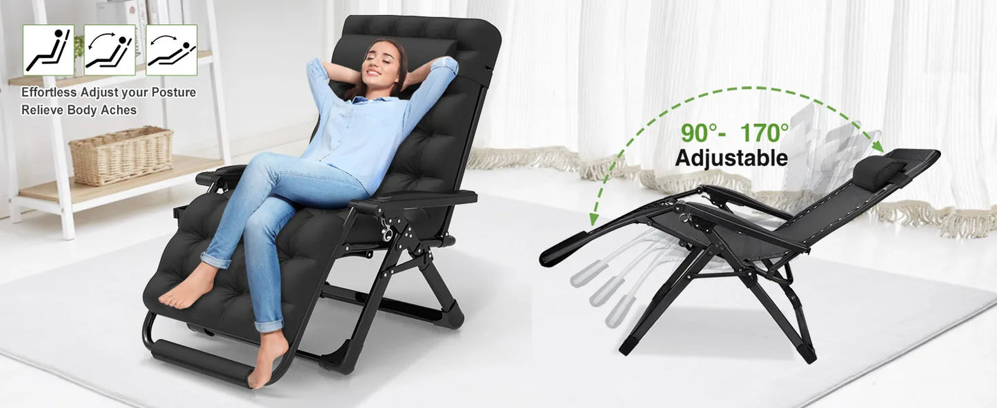 Zero Gravity Chairs XXL, Chair W/ Larger Seat