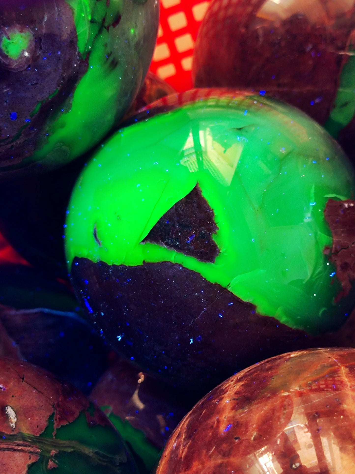Volcanic Agate Crystal Ball