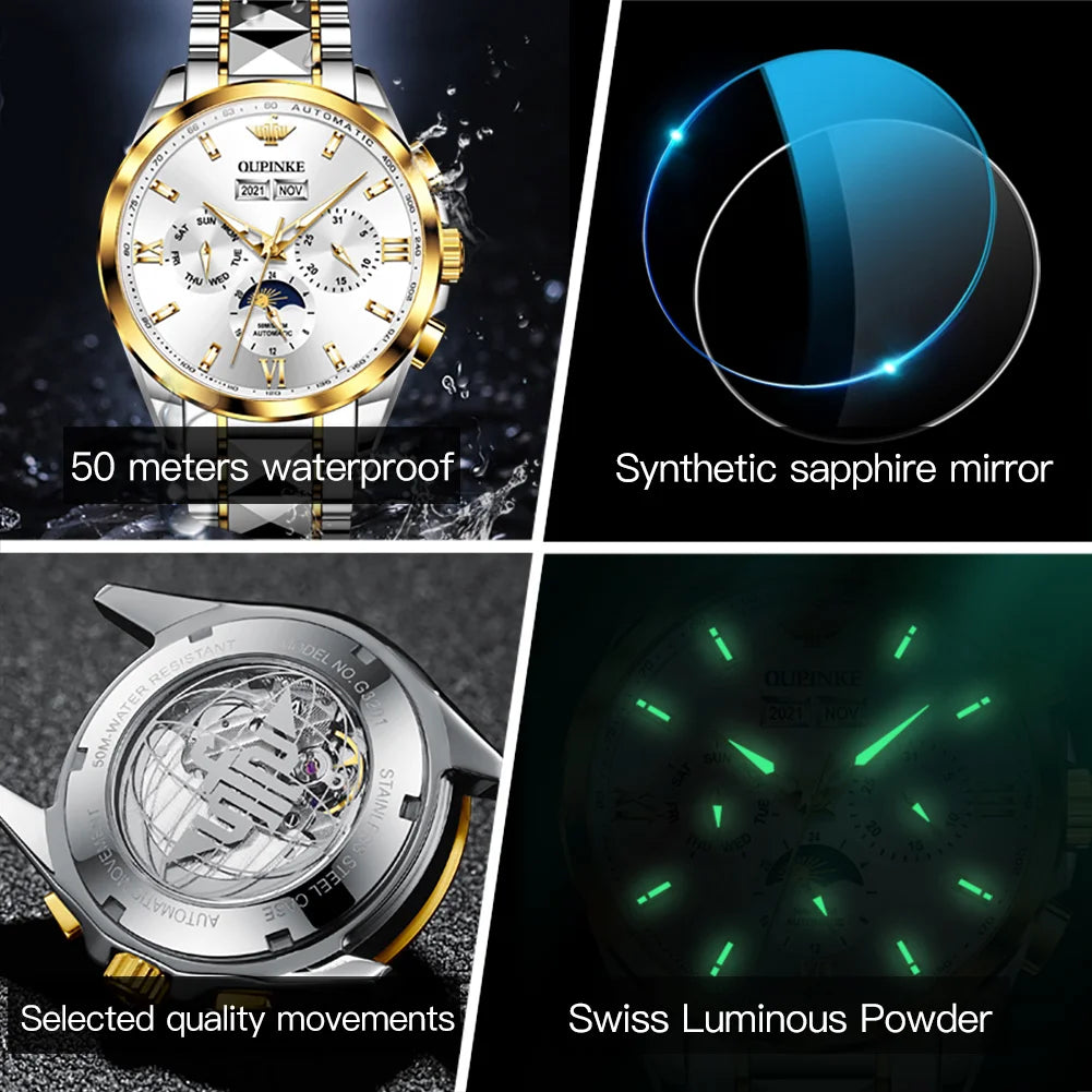 Moon Phase Couples Watches