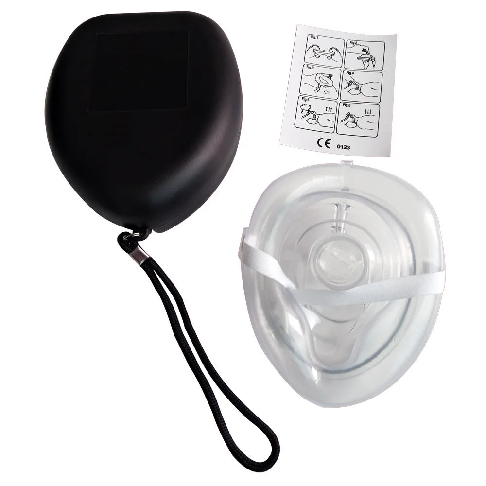 1-10pcs First Aid CPR Breathing Mask For Rescuers