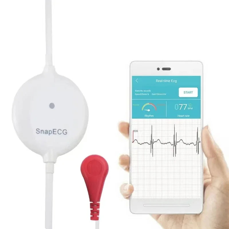 Portable Mini 24H Ambulatory Electrocardiogram Recorder