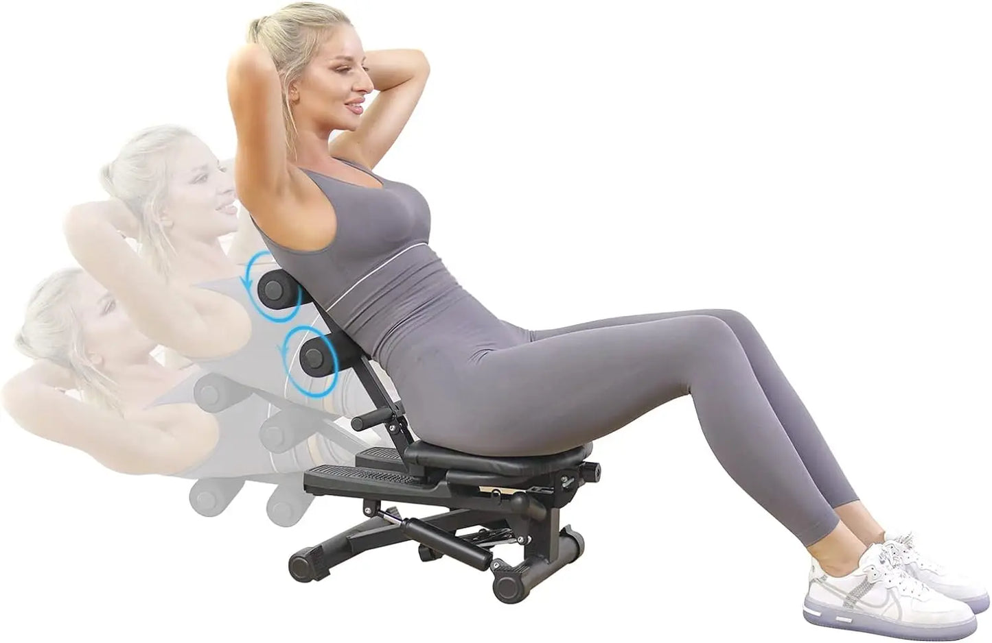 Stair Stepper Machine W/Resistance Bands