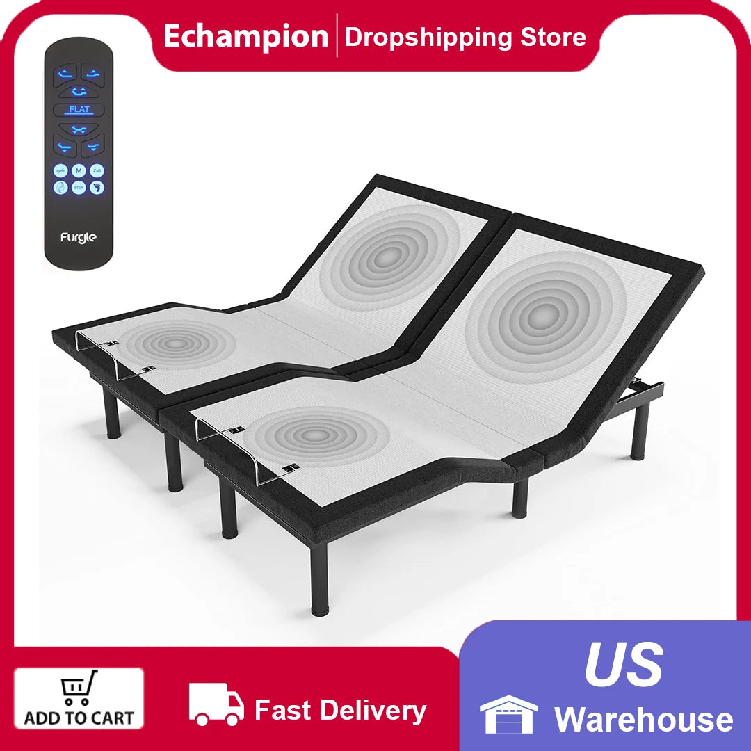XL Size Bed Base Frame for Stress Management