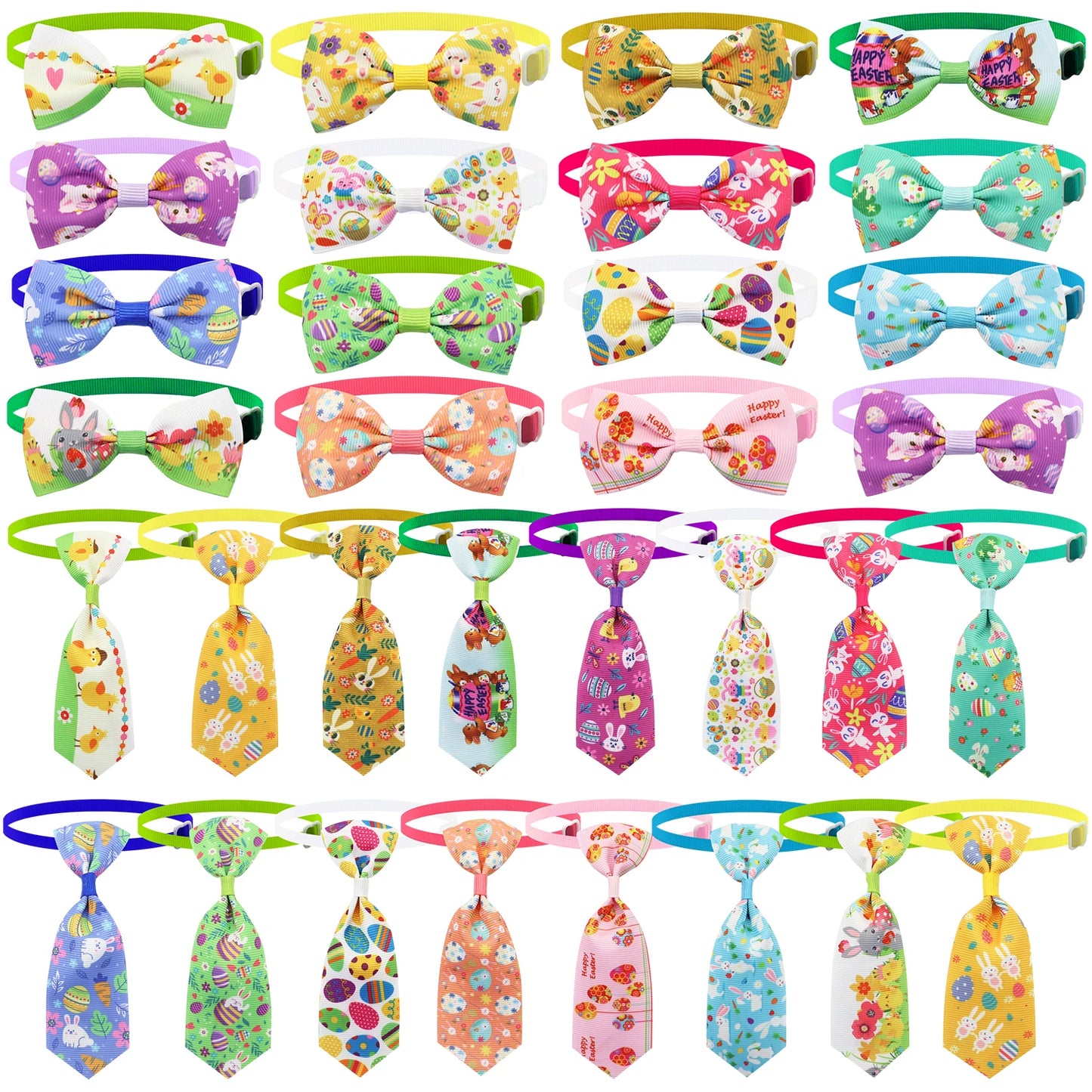50/100Pcs Pet Adjustable Collar