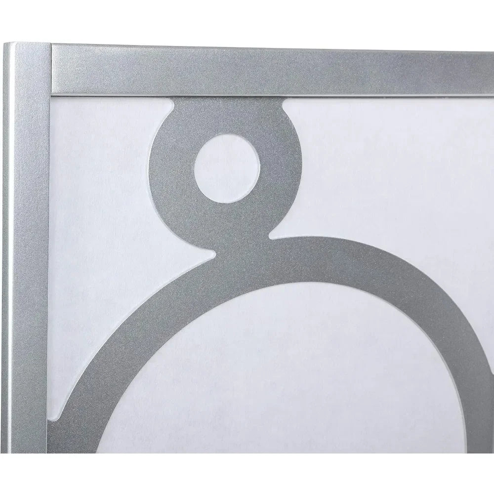 Room/Wall Divider With Circle Pattern Partition