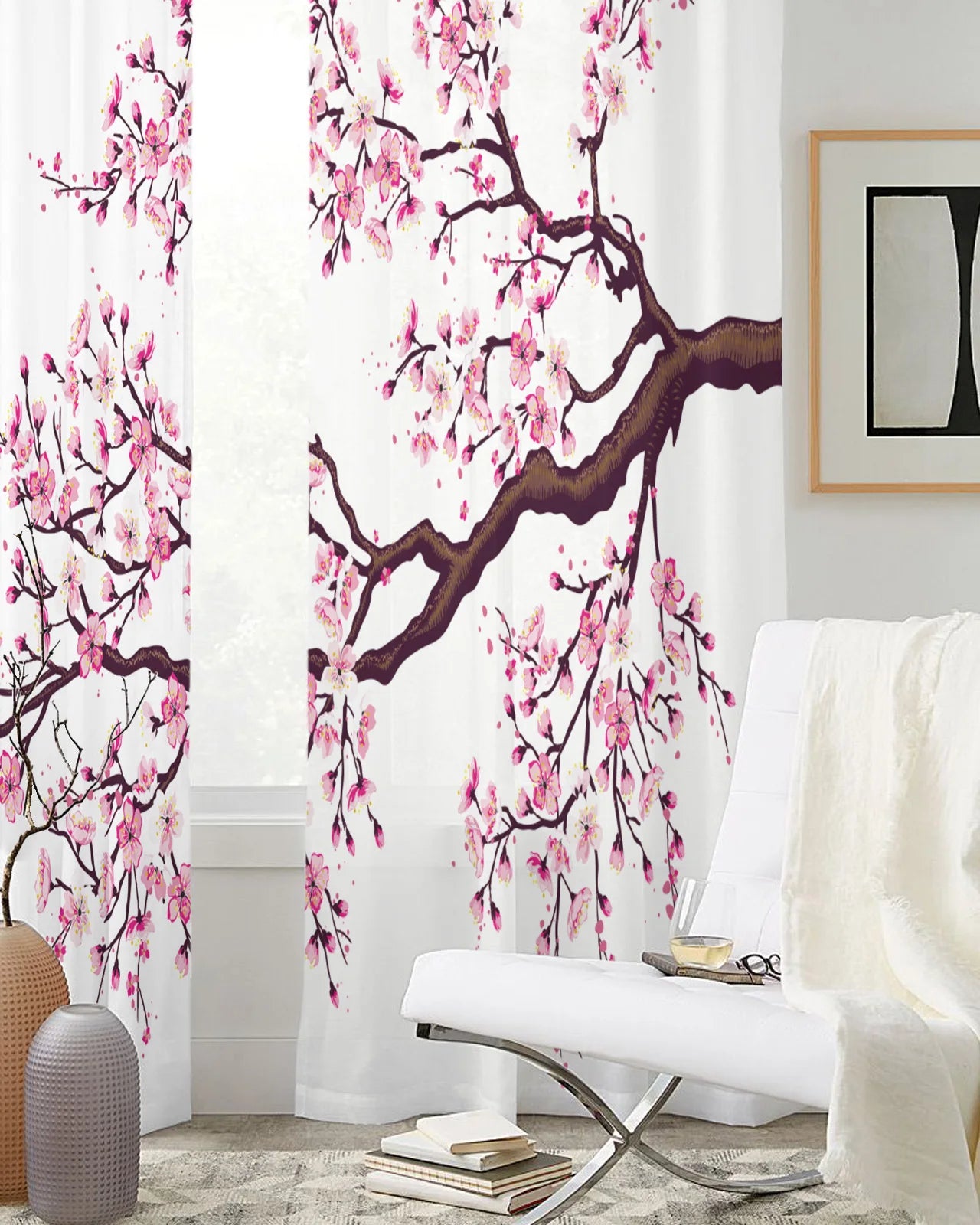 African Women Dance Curtain Tulle Drapes