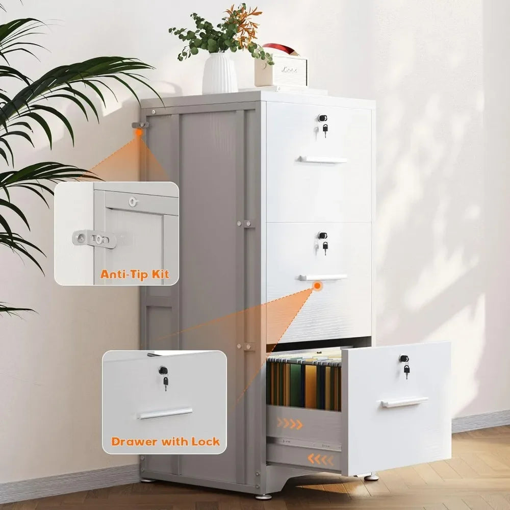 Large 3 Drawer Filing Cabinets