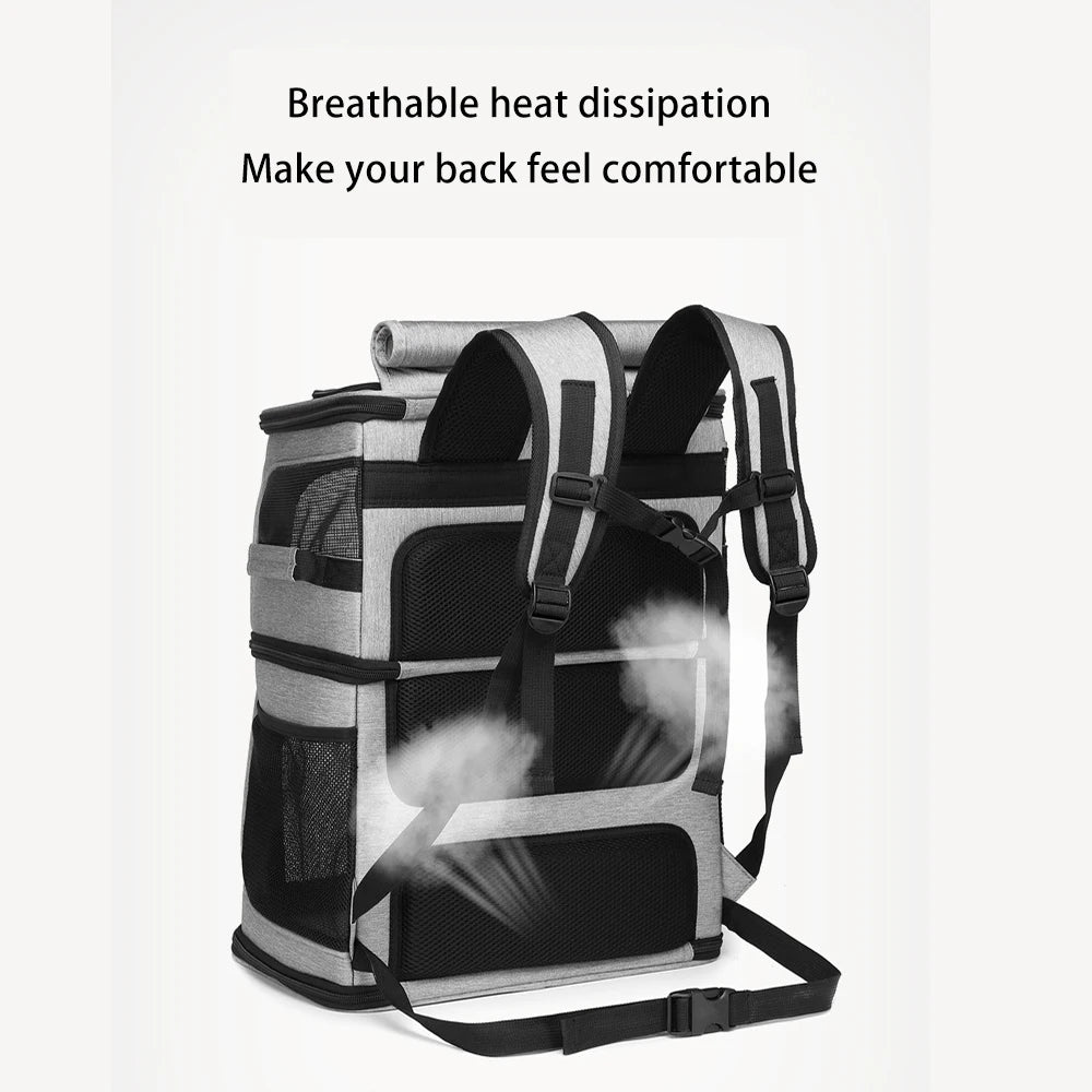 Double Layer Pet Backpack