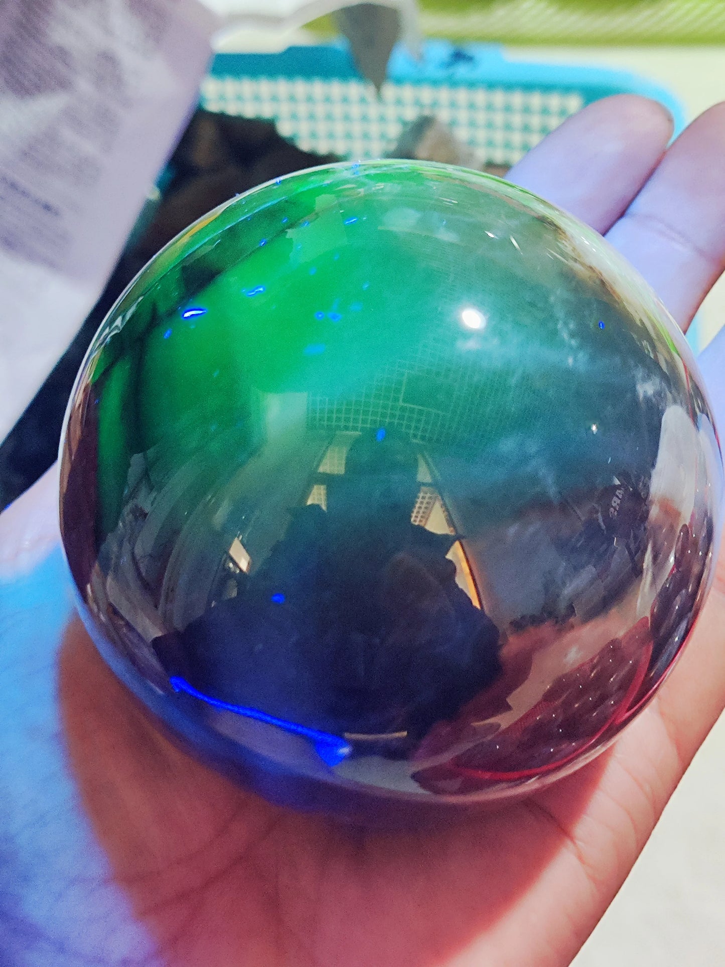 Volcanic Agate Crystal Ball