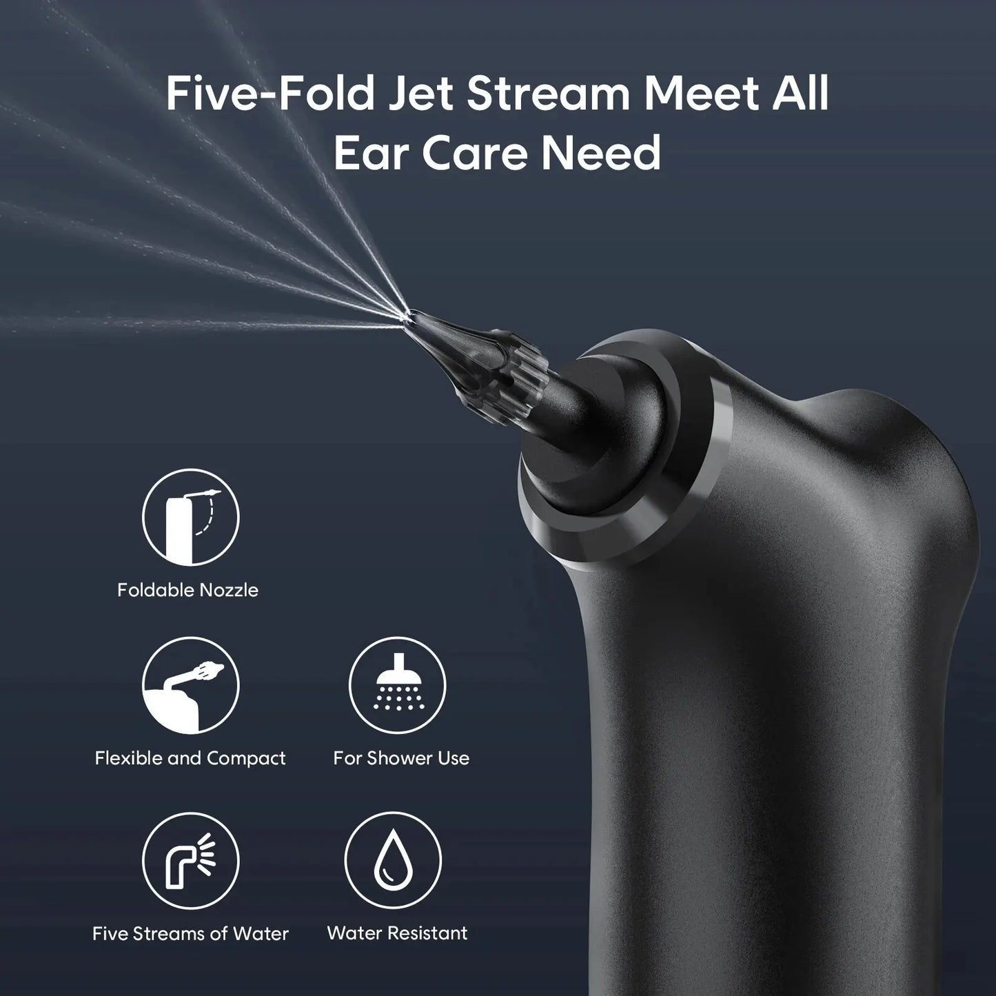 Electric Ear Cleaner Kit 4 Pressure Modes