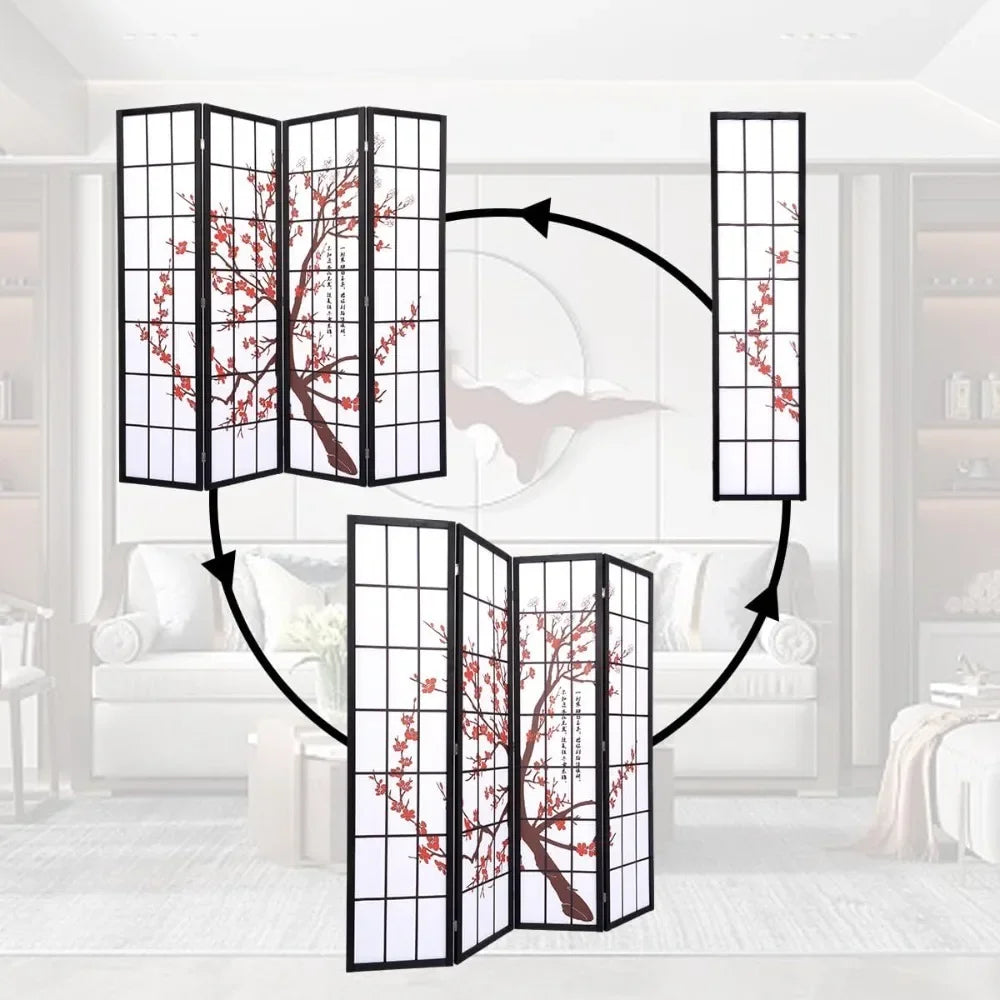 4 Panel Folding Partition Wall Dividers