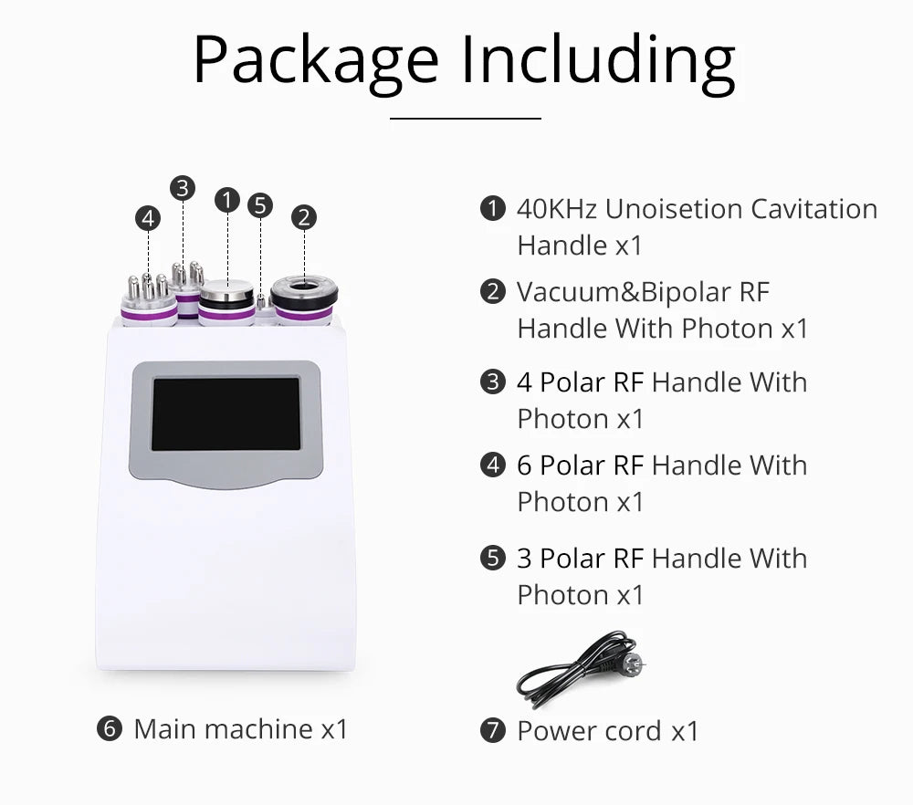 5 In 1 Cavitation Slimming Beauty Device