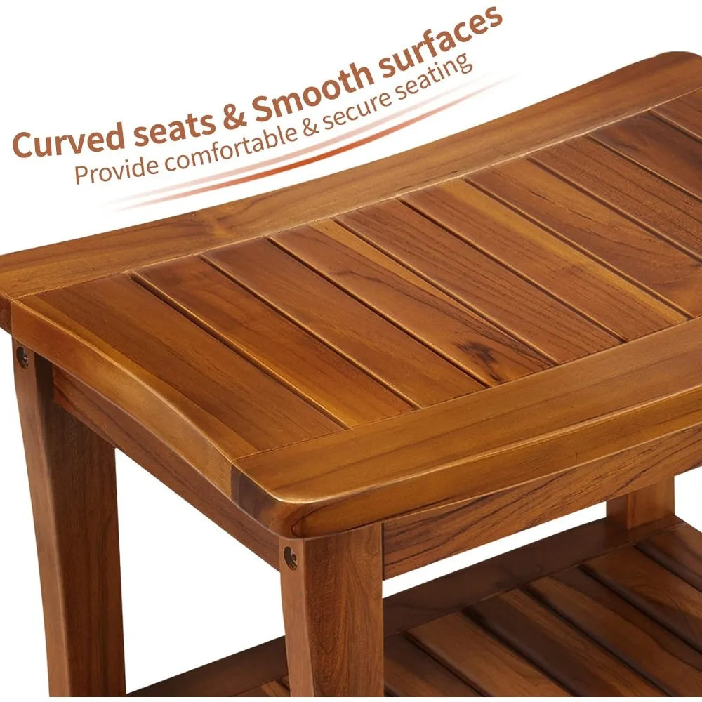 20 Inch Teak Shower Bench