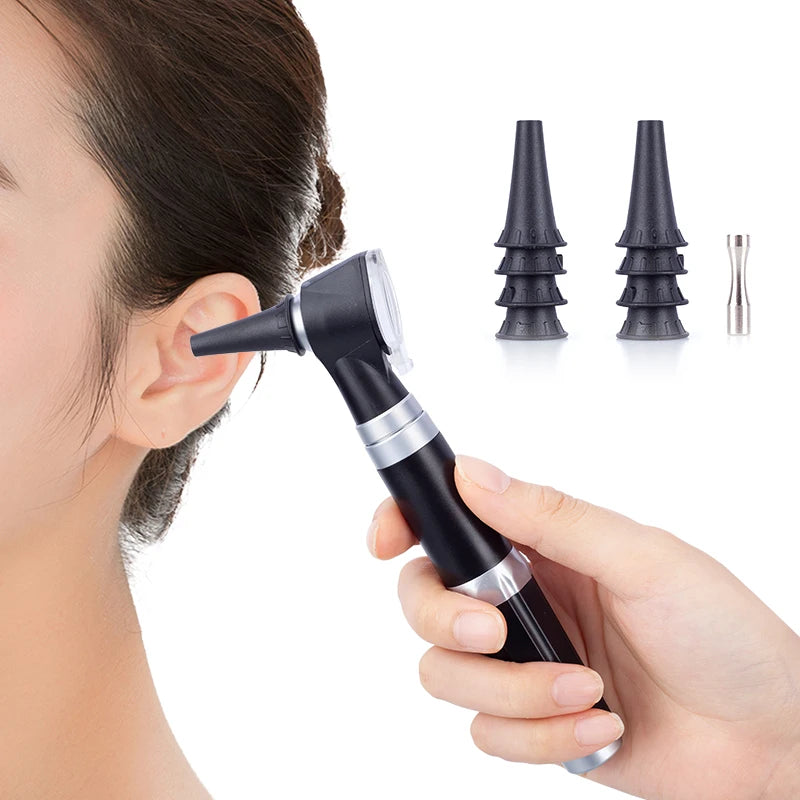 Professional Otoscope Diagnostic Kit w/ 8 Tips