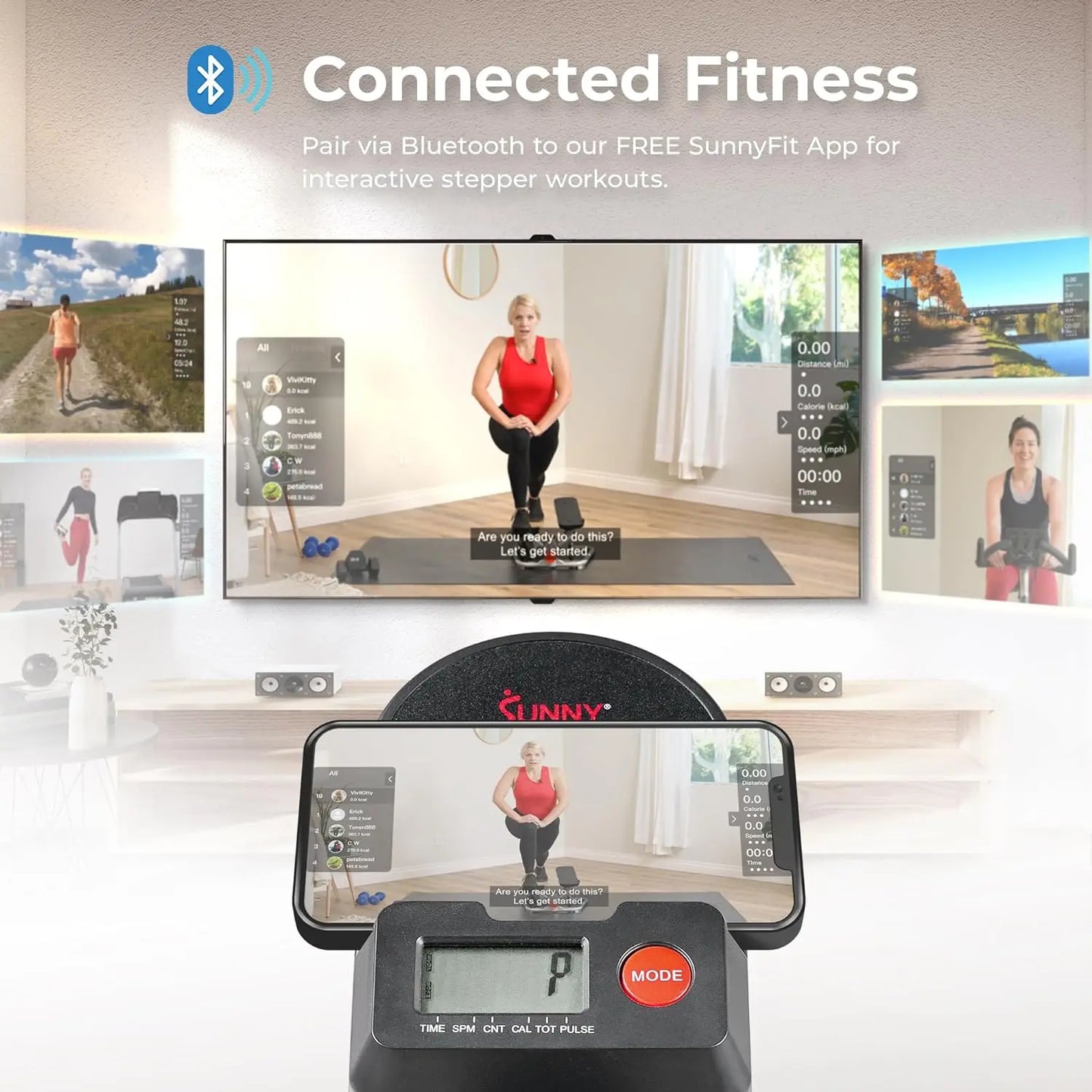 Stair/Climber Stepper Machine w/Handlebar