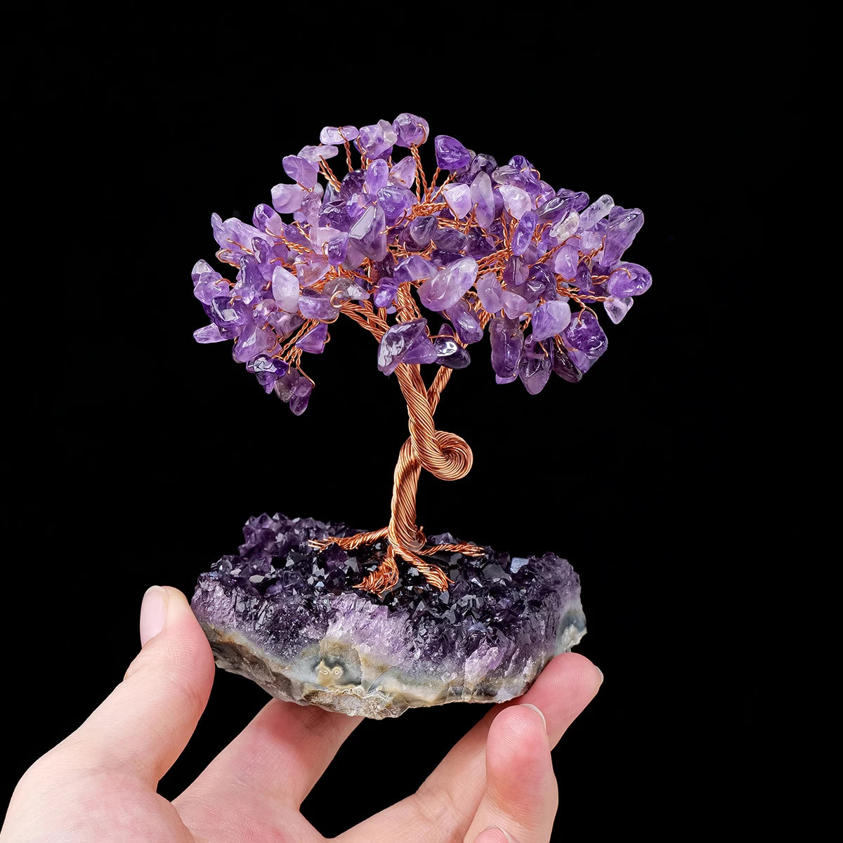 Amethyst Crushed Stone Tree Crystal