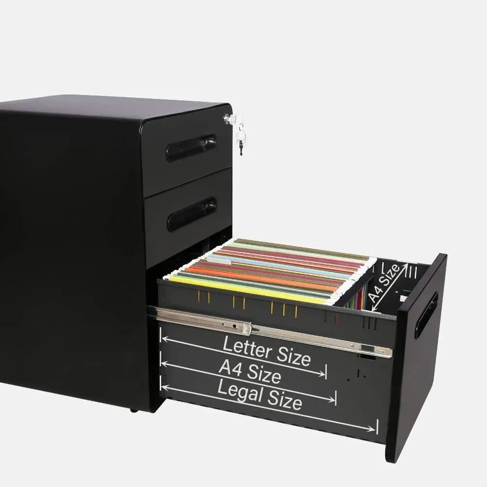 3-Drawer Filing Cabinet
